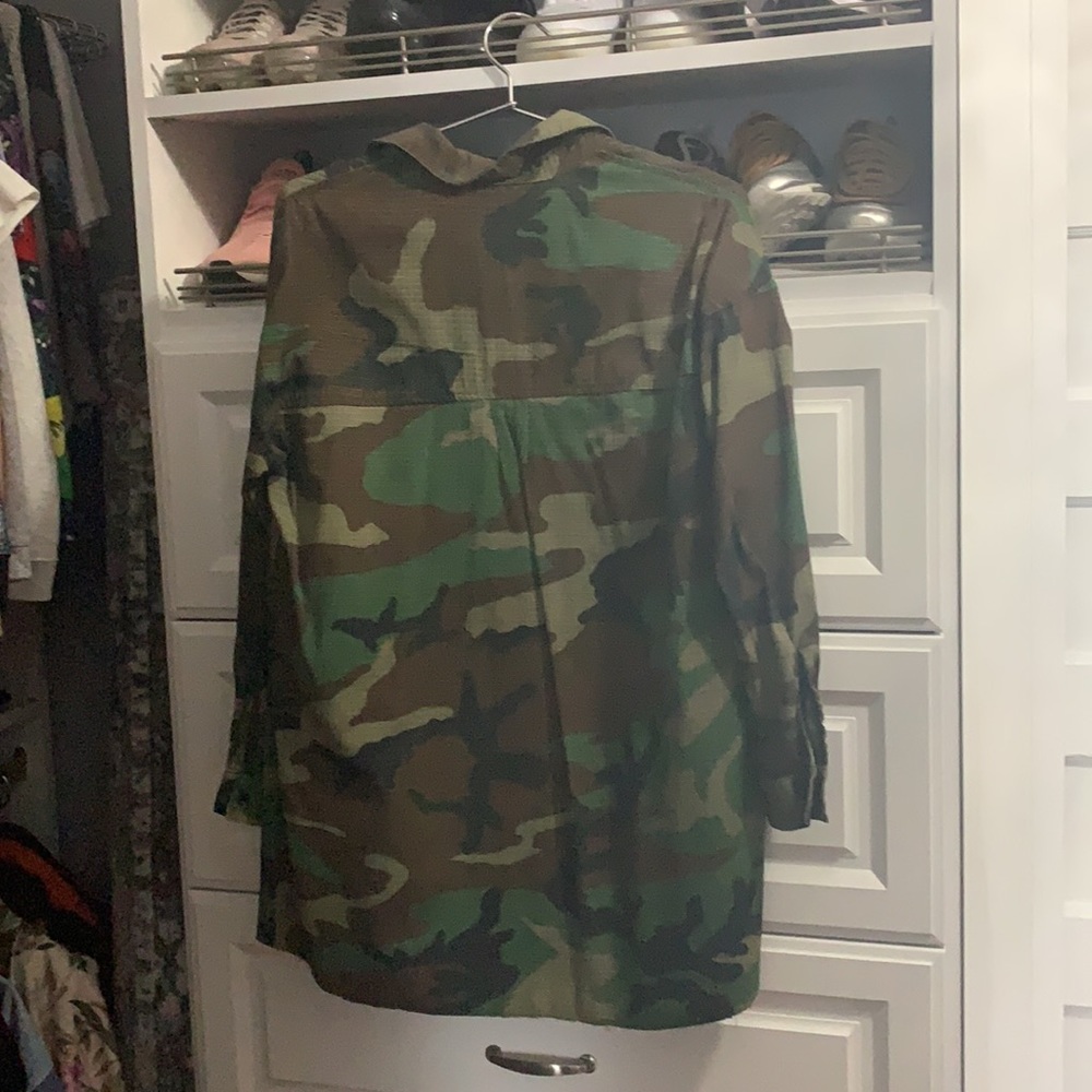 Camo Shirt Dress - image 2